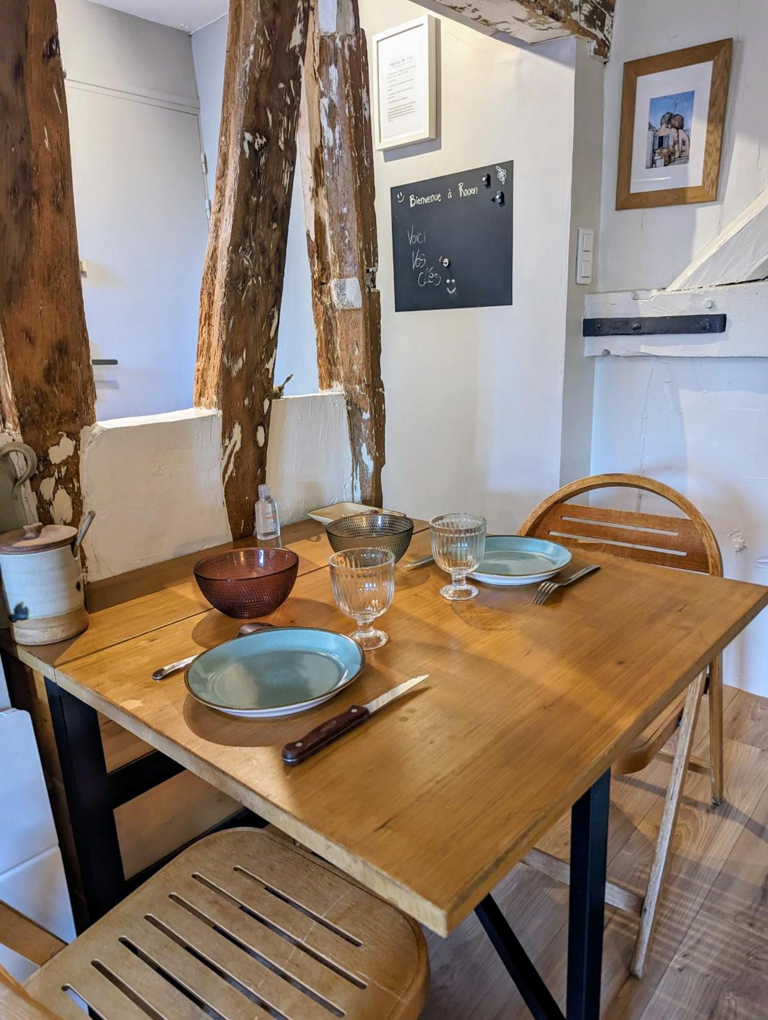 Artist Home - City Center - Bathtub - Terrasse - Full Appartment Rouen Exterior foto